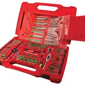 ATD Tools 277 Machine Screw, Fractional & Metric Tap & Die Drill Bit Set, 117 pc.