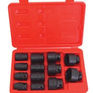 ATD Tools 4202 6-Point Standard Impact Socket Set, 13 pc.