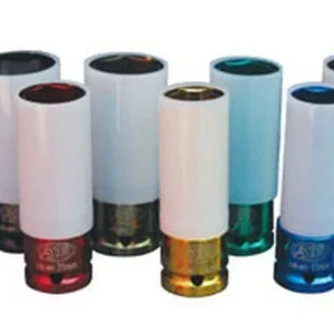 ATD Tools 4357 SAE/Metric Protective Impact Socket Set, 7 pc.