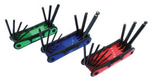 ATD Tools 590 SAE, Metric & Star Folding Key Set, 25pc