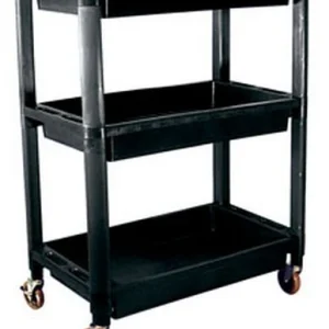ATD Tools 7017 Heavy-Duty Plastic 3-Shelf Utility Cart