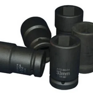 ATD Tools 8624 1 Drive Budd Wheel Socket Set, 5 pc