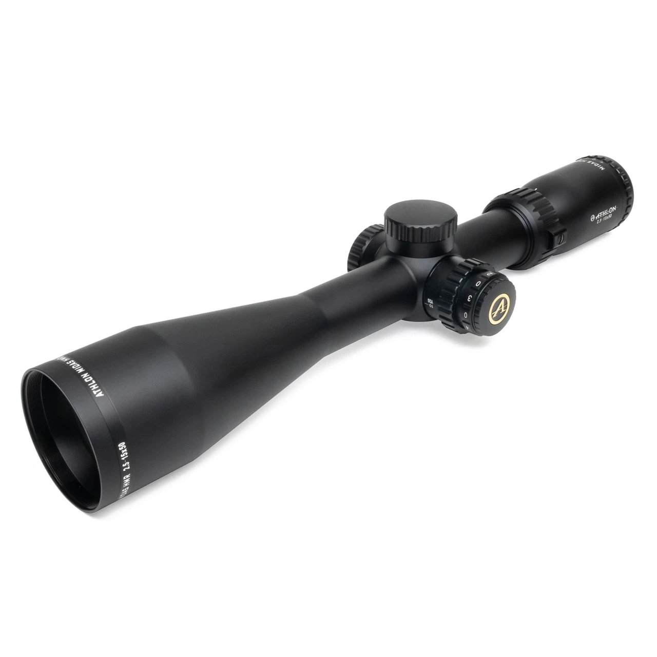 Athlon Optics Midas HMR HD 2.5-15x50 AHMR SFP IR MOA Reticle (213050)