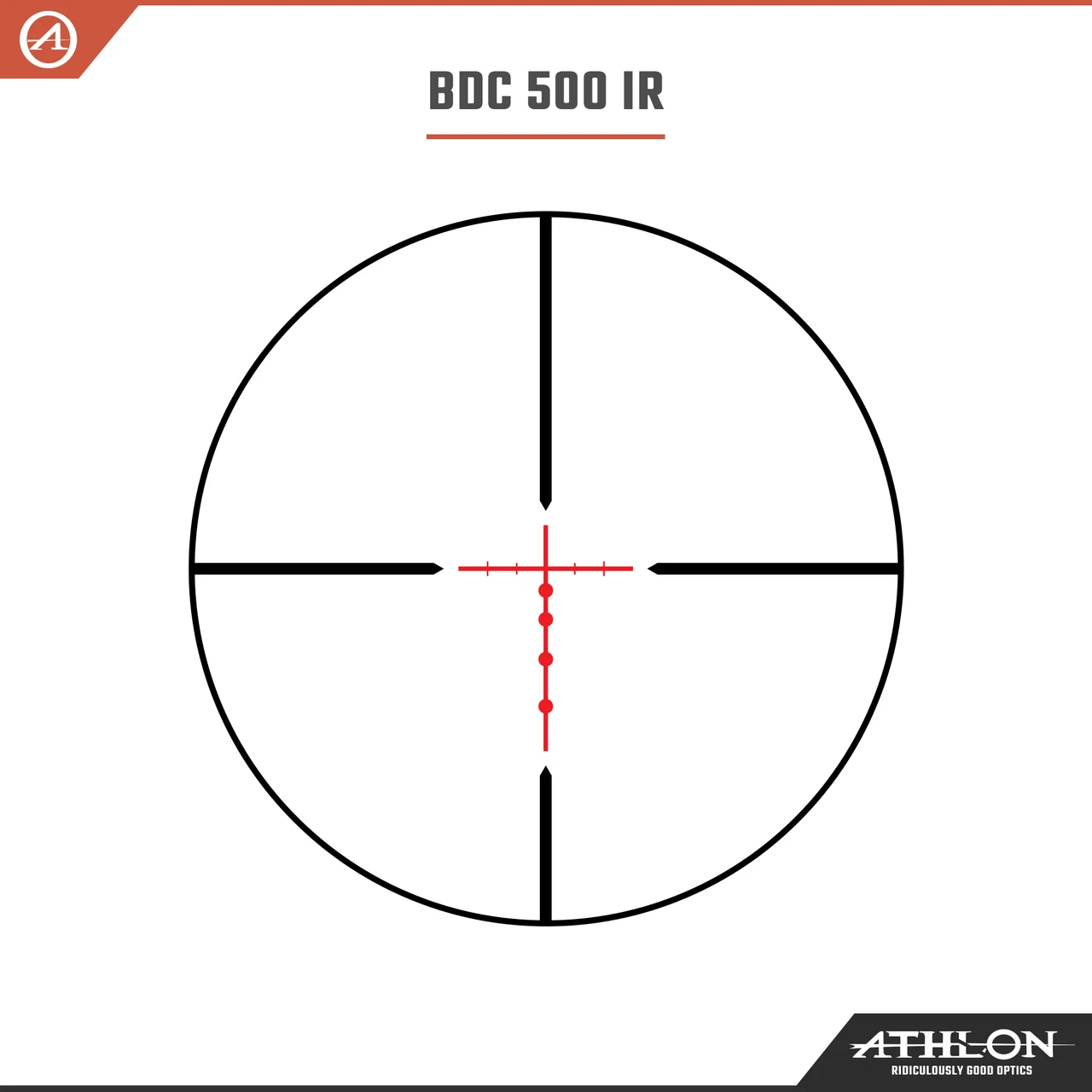 Athlon Optics Neos 6-18x44 BDC 500 SFP IR MOA Reticle (216013) — product image 4