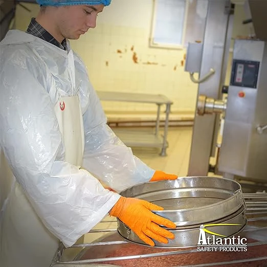 Atlantic Safety Outrageous Orange Disposable Gloves, XL (OO-XL) — product image 3