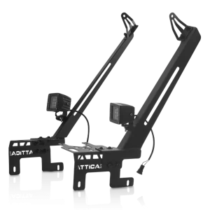 Attica 4x4 Jeep JL 18-24 / JT 19-24 Frontier A Pillar Light Mount (ATTJL01E104-BX)