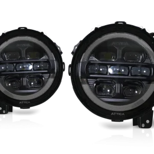 Attica 4x4 Jeep JL 18-24 / JT 19-24 Rogue LED Projector Headlights (CHATT0771-B-SQ)