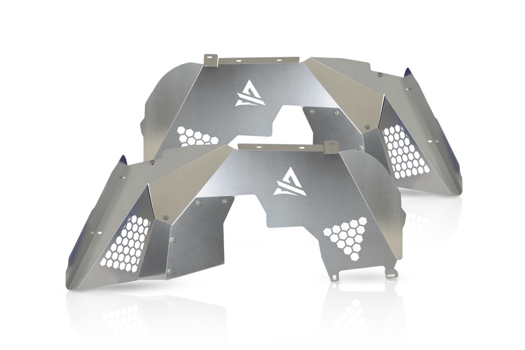 Attica 4x4 Jeep JL 18-24 Terra Inner Fenders - Silver (ATTJL01G106-A)