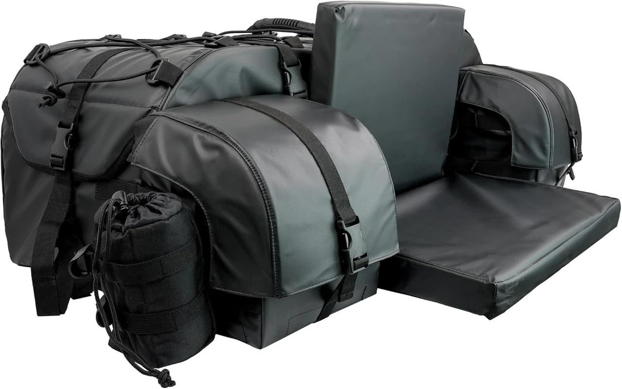 ATV Tek Arch Series Oversized Rear Rack Utility Pack Padded Bag (ACBBLK)
