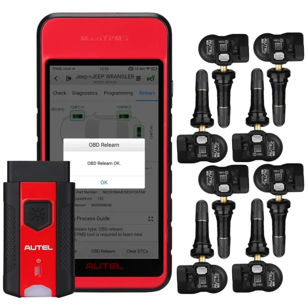 Autel 700130 ITS600 Maxitpms Tablet Kit With 8 Sensors