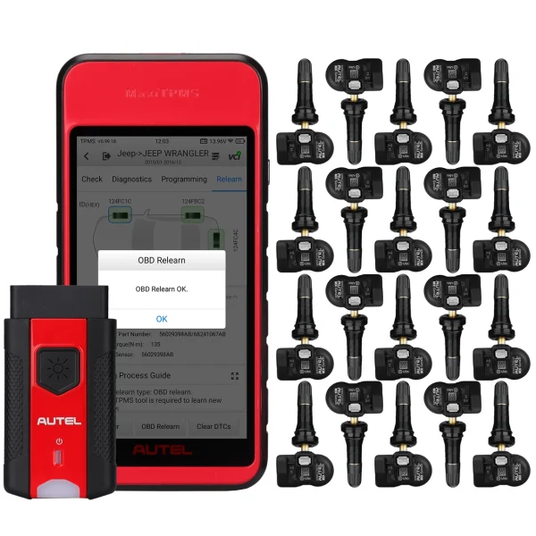 Autel 700140 ITS600 MaxiTPMS Tablet Kit with 20 Sensors