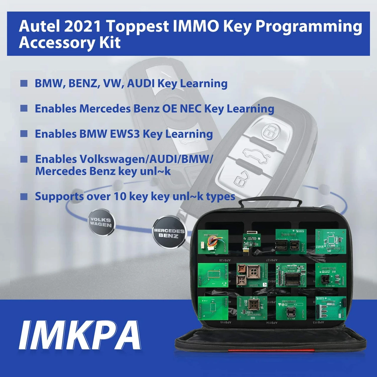 Autel IMKPA Key Programming Adapter Kit compatible with XP400Pro — product image 2