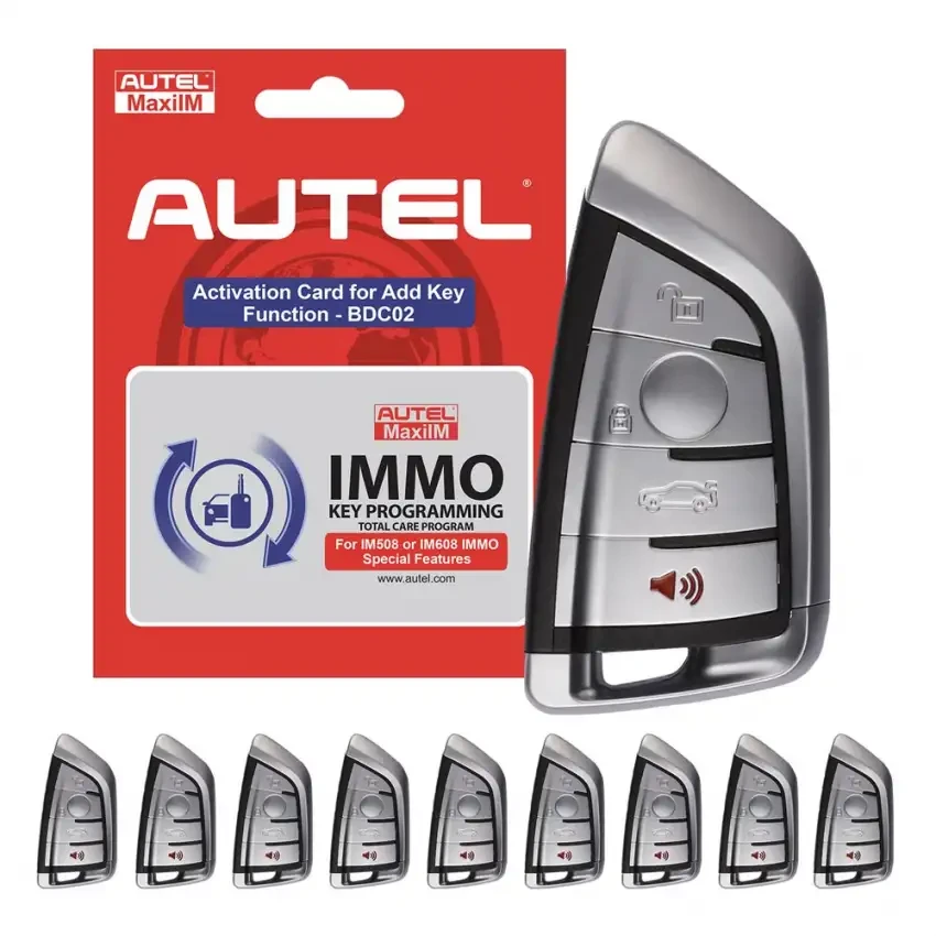 Autel USA Bmw G-Chassis 1-Year Software & 10 Bundle (IKEYBRAZ4T)
