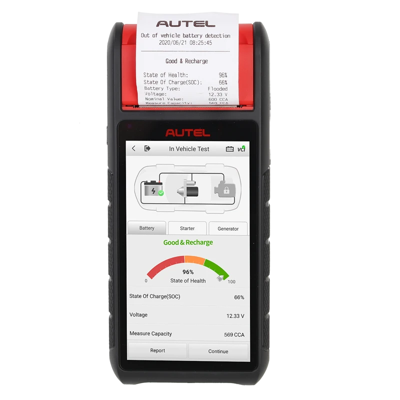 Autel USA BT608 Battery and Vehicle Diagnostic Tool — product image 3