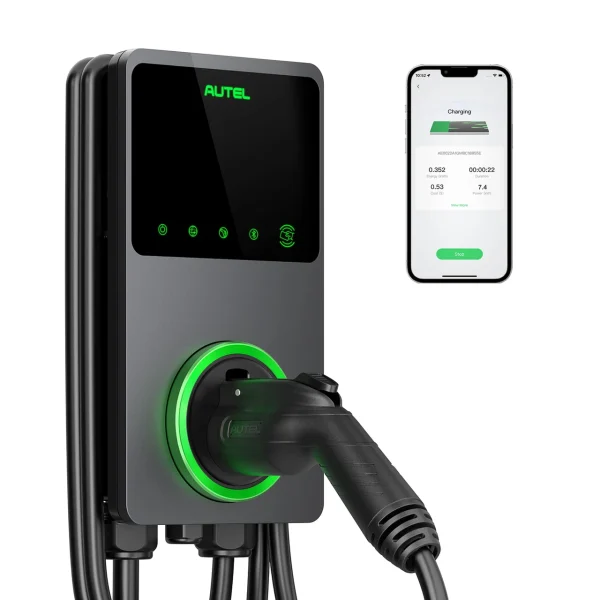 Autel USA Maxicharger Home Smart Electric Vehicle Charger, 40 Amp Level (MC40AP14I)