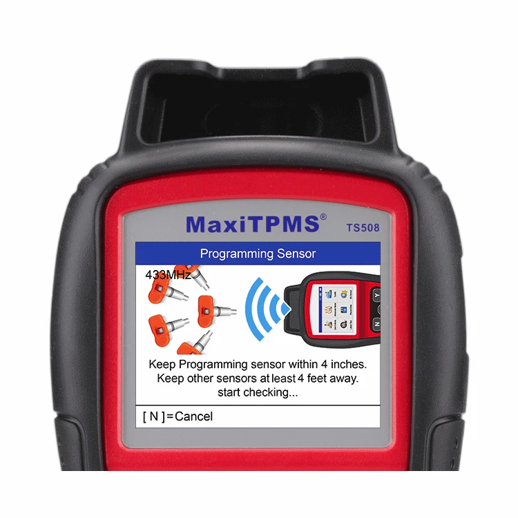 Autel USA TS508K MaxiTPMS Kit - Scan Tool with 8 Programmable Sensors Included - USA Version — product image 4