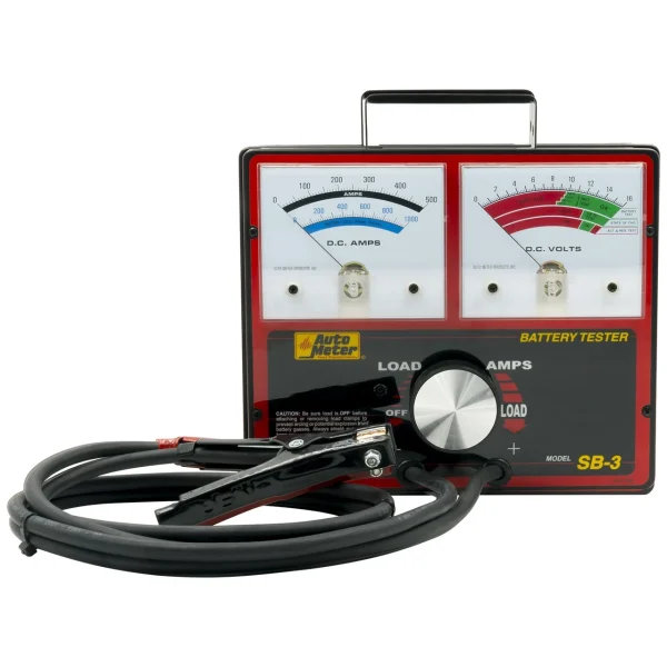 AutoMeter 500 Amp Variable Load Battery and Electrical System Tester (SB-3)
