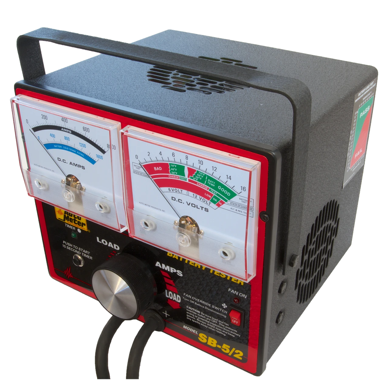 AutoMeter 800 Amp Variable Load Battery/Electrical System Tester (SB-5/2) — product image 4