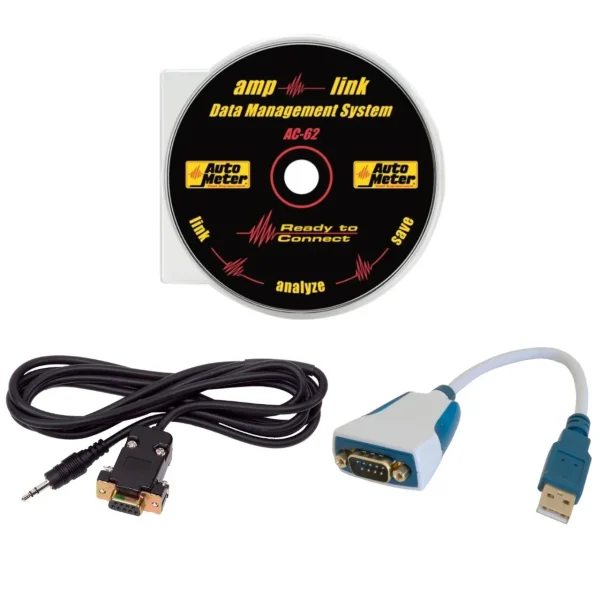 AutoMeter AMP-LINK Data Download Software and Cable Kit for Battery Testers (AC-63)