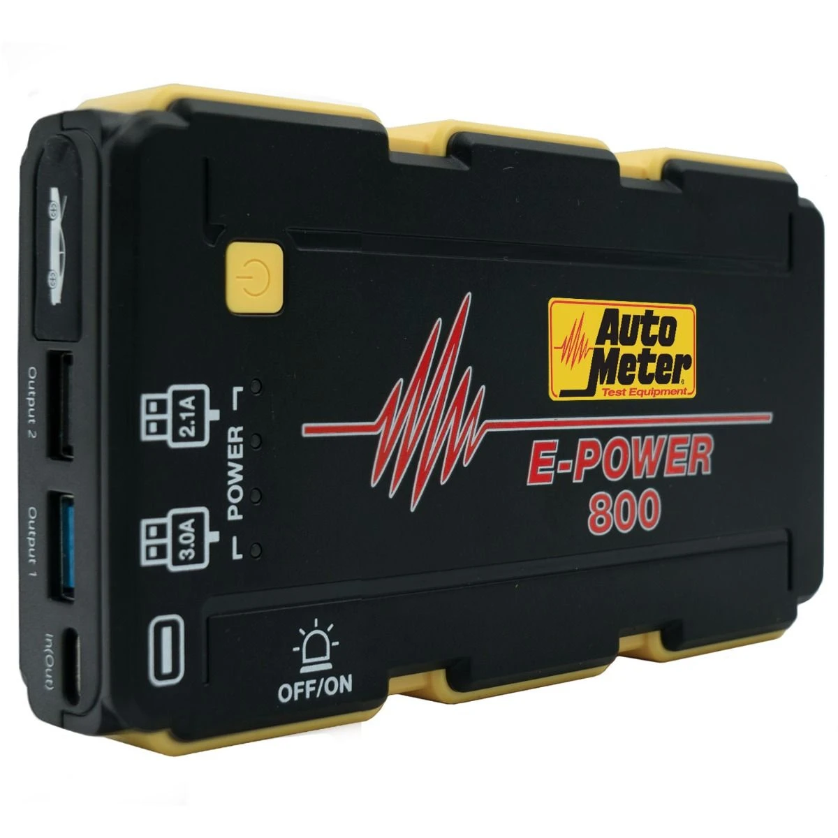 AutoMeter Jump Starter, Emergency Battery Pack, 14.8V, 800A Peak, 1800 mAh (EP-800)