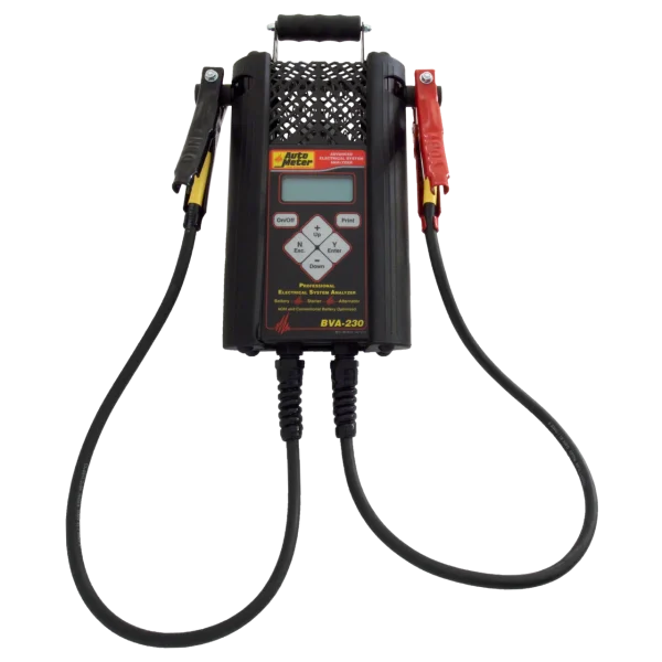 AutoMeter Professional Grade Hand Held Electrical System Analyzer 6V & 12V (BVA-230)