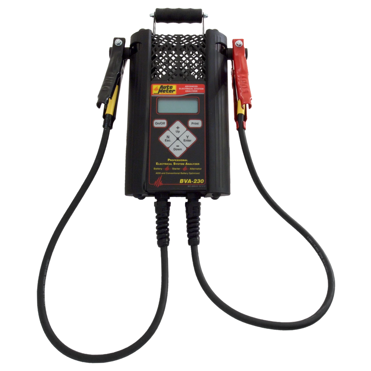 AutoMeter Professional Grade Hand Held Electrical System Analyzer 6V & 12V (BVA-230)