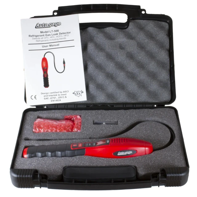 AutoMeter Refrigerant Leak Detector Autogage for HFC, HCFC, and CFC Refrigerants (LT-500) — product image 2