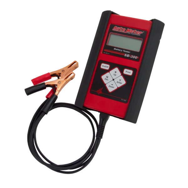 AutoMeter Technician Grade Handheld Battery Tester for 6V & 12V Applications (SB-300)