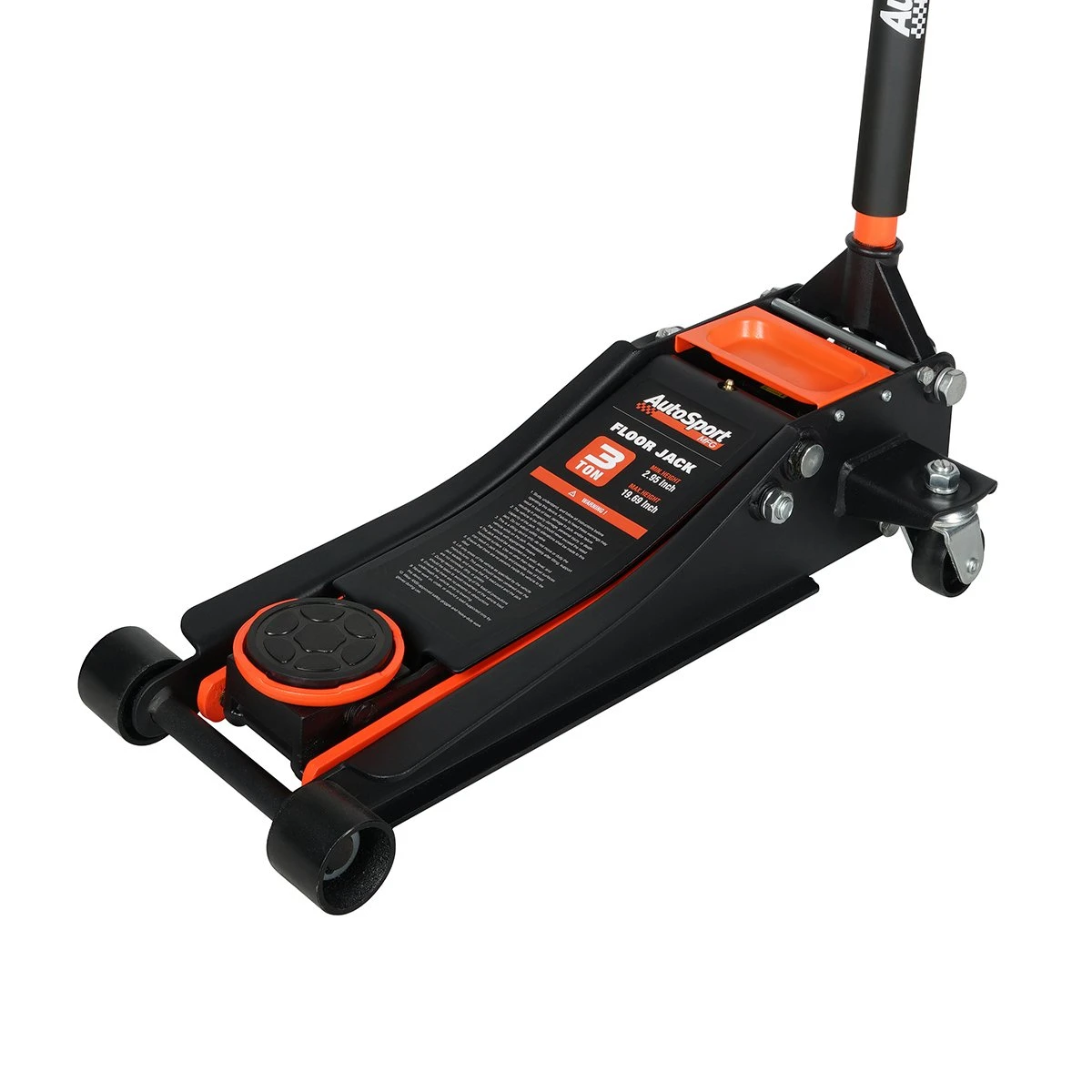 AutoSport 3 Ton Low Long Reach Hydraulic Service Jack (ASM5603)