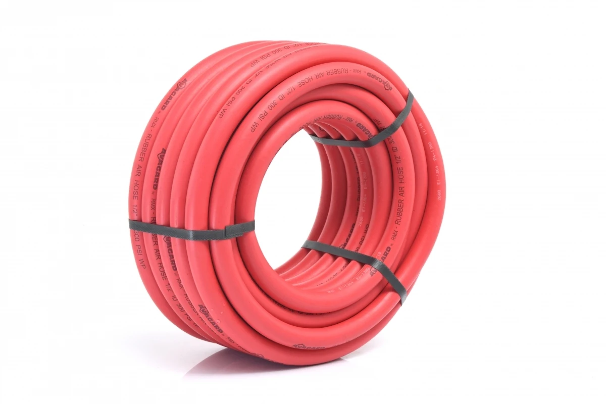 Avagard Rubber Air Hose Assembly 1/2" x 25'-100' (Various Sizes Available) — product image 2
