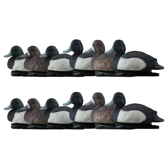Avian-X Topflight Blue Bills Duck Decoys, Set of 12 (AVX8087)