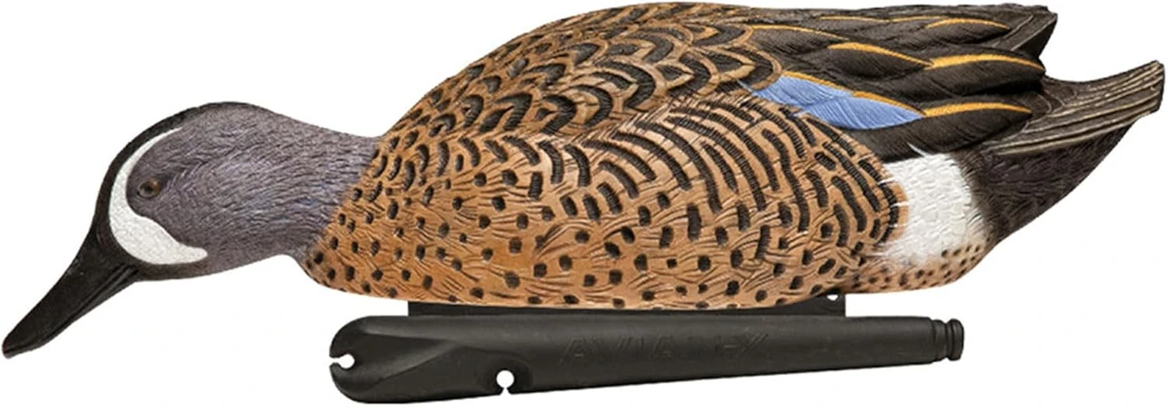 Avian-X Topflight Blue-Winged Teal Floating Duck Decoys 6-Pack (8080)