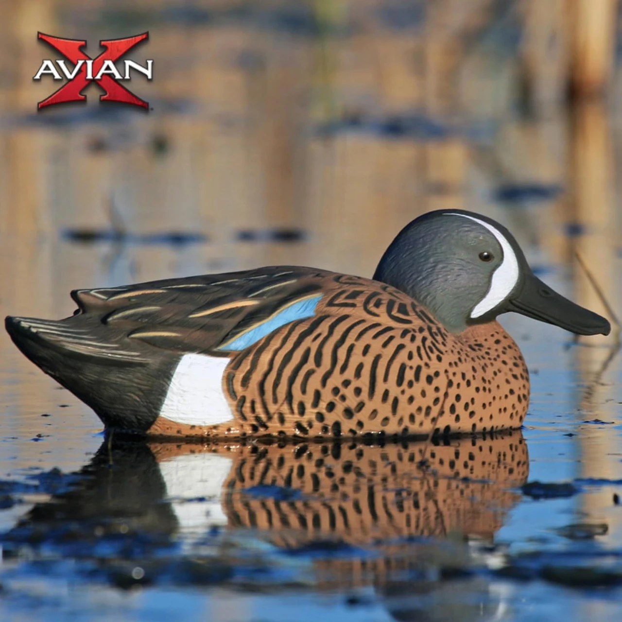 Avian-X Topflight Blue-Winged Teal Floating Duck Decoys 6-Pack (8080) — product image 7