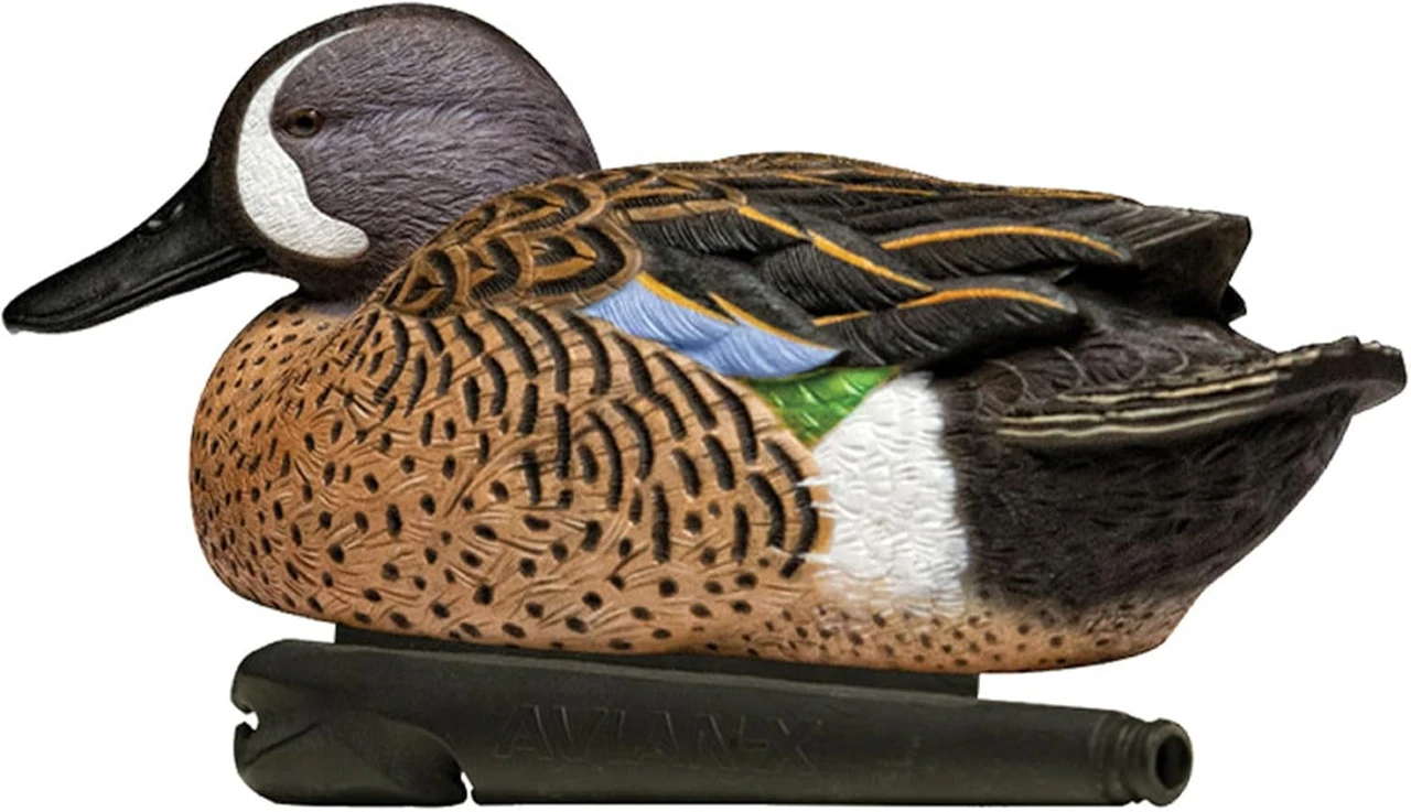 Avian-X Topflight Blue-Winged Teal Floating Duck Decoys 6-Pack (8080) — product image 9