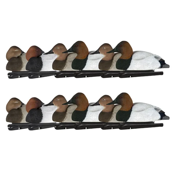 Avian-X Topflight Canvasbacks Decoys Realistic Gray Duck, Set of 12 (AVX8086)