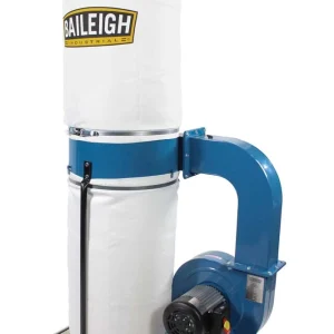 Baileigh 2HP 220V 1Ph Bag Style Dust Collector with 1650 CFM (1002685)