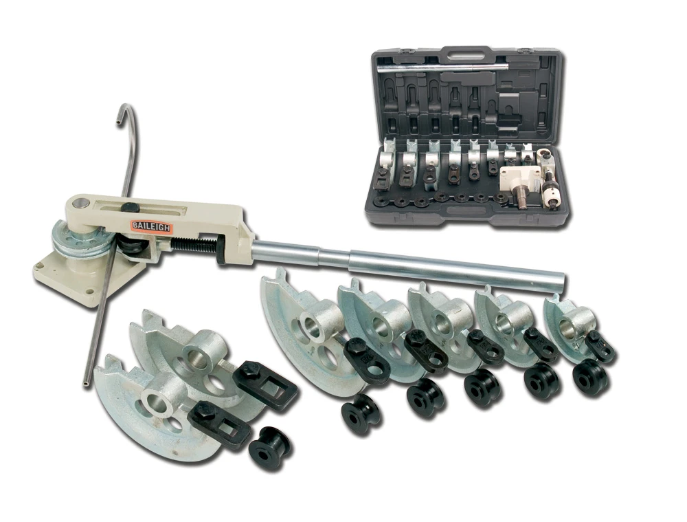 Baileigh Manual Tube Bender Set 3/8", 1/2", 9/16", 5/8", 3/4" Tube Capacity (1006790)