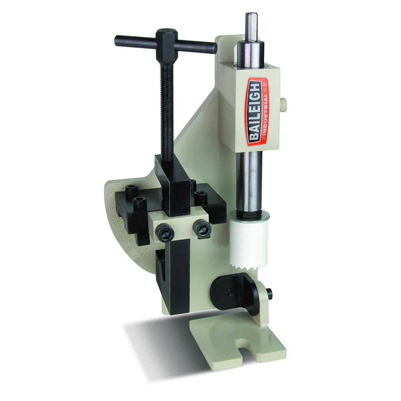 Baileigh Drill Press or Vice Mounted Hole Saw Tube Notcher (1008036) — product image 5
