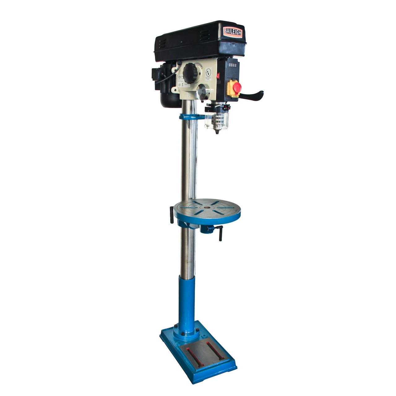 Baileigh 1012079 floor drill press with round table and cast base