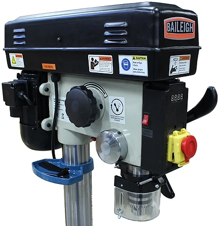Baileigh 110V 15" Floor Drill Press 550-2500 RPM with 12" Round Table (1012079) — product image 2