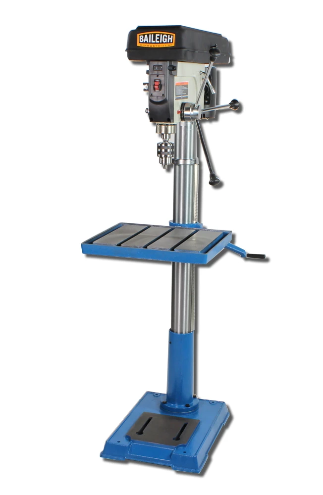 Baileigh 220V 20" Floor Drill Press with 12 Spindle Speeds (1015771)