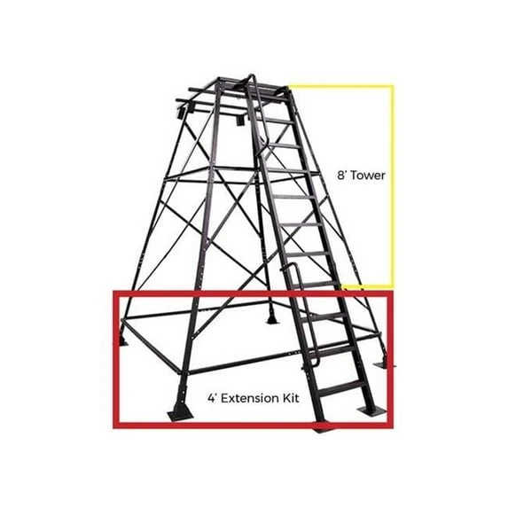 Banks Outdoors 4 Ft. Extension for 8 Ft. Tower System (BNKST12TS)