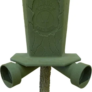 Banks Outdoors Gravity Fed Deer Hunting Feeder 40 Lb Green (21440)
