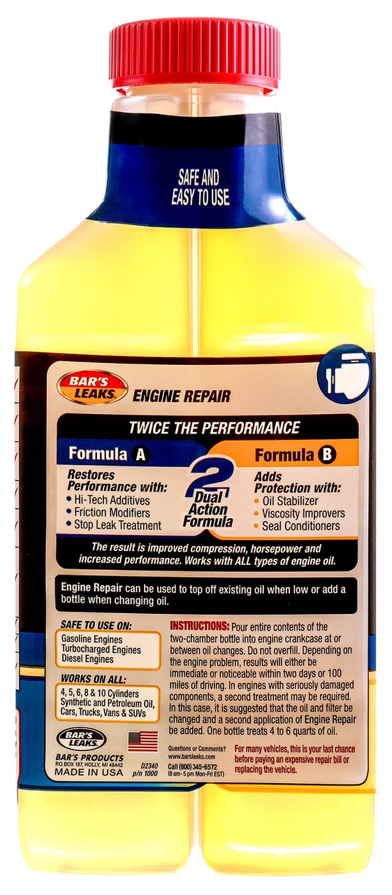 Bar's Leaks 1000 16.9oz High Mileage Engine Repair (1000) — product image 2