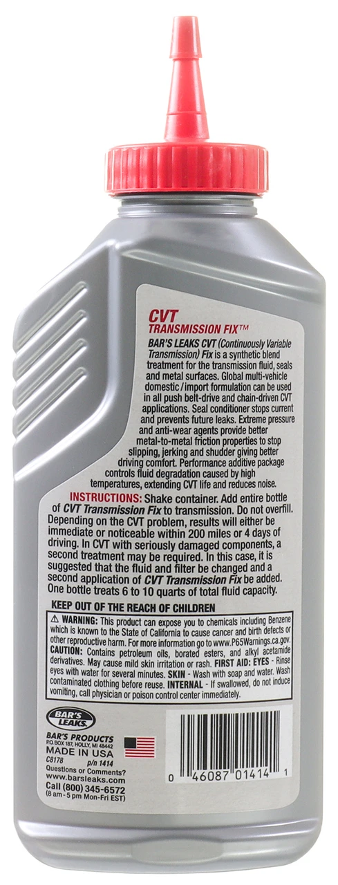 Bar's Leaks 11oz CVT Transmission Fix (1414) — product image 2