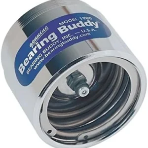 Bearing Buddy 2.047" Diameter Chrome Bearing Protectors With Bras - Pair (42401)