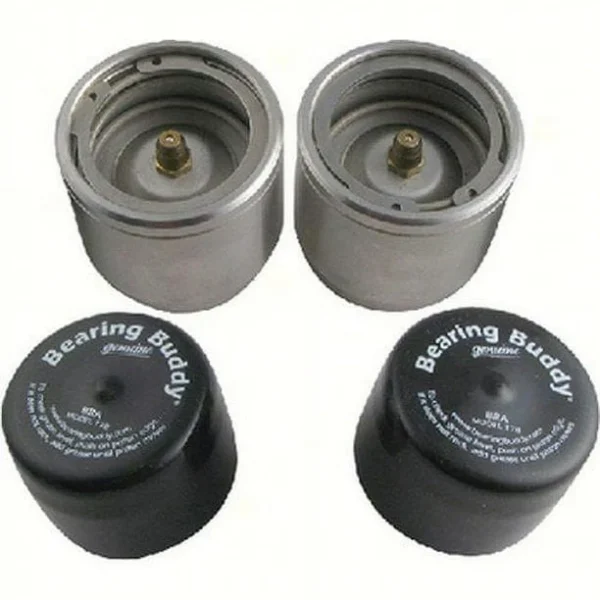 Bearing Buddy 2.047" Diameter Stainless Steel Model Diameter With Protective Bras - Pair (42408)