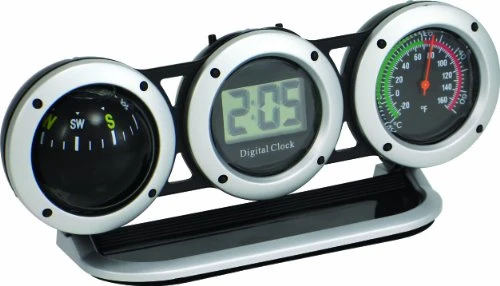 Bell Automotive Combo Clock/Compass/Thermometer (22-1-29015-8)
