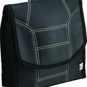 Bell Automotive Black Stitched Litter Bag (22-1-30271-8)