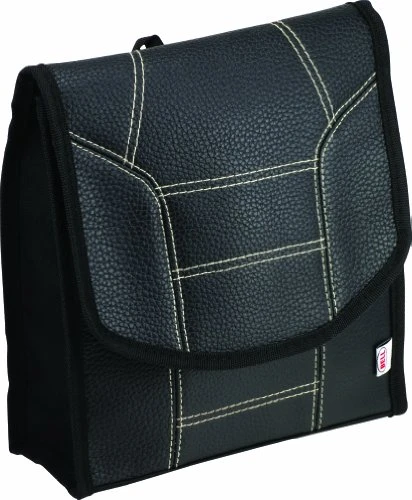 Bell Automotive Black Stitched Litter Bag (22-1-30271-8)